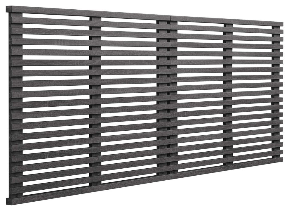 Render Wall Mount King Headboard, Charcoal