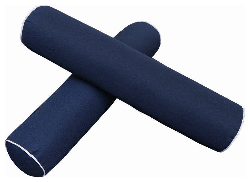 Style5 Twin Contrast Pipe Outdoor Mattress Bolster Slip Cover COMPLETE SET AD101