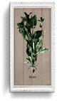 Mint Wrapped Canvas Botanical Kitchen Wall Art, 36"x18"