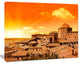 Wonderful Italy Tuscany Hill at Dawn, Extra Large Canvas Art Print, 60"x28"