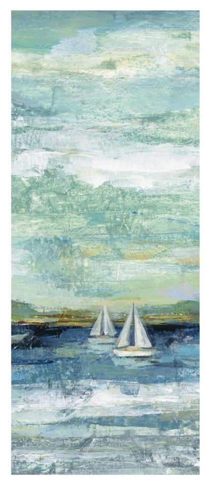 "Calm Lake Panel II" Digital Paper Print by Silvia Vassileva, 18"x42"