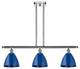 Innovations 516-3I-PC-MBD-75-BL-LED 3 Light Island Light, Polished Chrome