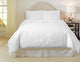Pointehaven 500TC Duvet Set, White, Queen