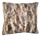Elegant Brandy Fox Light Brown Gold White Handmade Luxury Pillow, Light Brown Gold White, Double Sided 16" X 16"