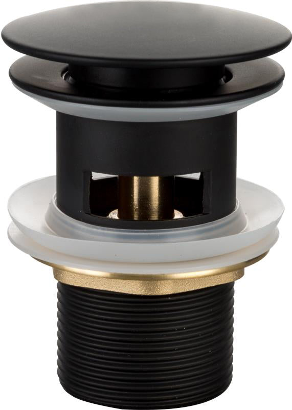 Alma Single Handle Basin Faucet with a pop up drain , Upc Certified, Black