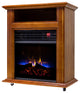 Comfort Glow Mobile Electric Fireplace, 5,120 BTUs, Heats Up To 1,000 Sq Ft