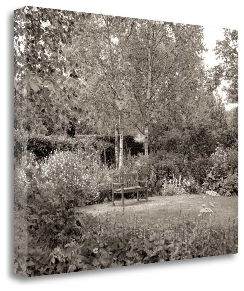 "Banc De Jardin - 58" By Alan Blaustein, Giclee Print on Gallery Wrap Canvas