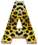Handmade Eco-Friendly Wall Decor Alphabet Letter Block, 1.3x7.8x6.6