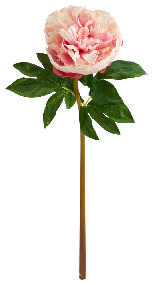 20" Peony Artificial Flower, Set of 3