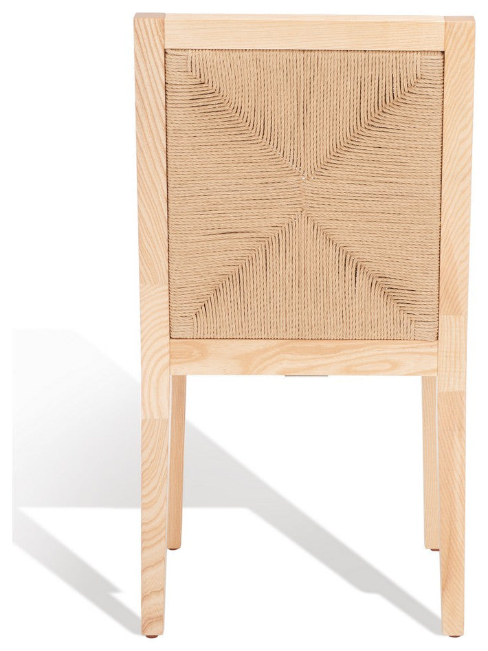Safavieh Couture Emilio Woven Dining Chair, Natural