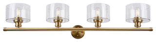 4-Light Bath Vanity Light, Soft Gold