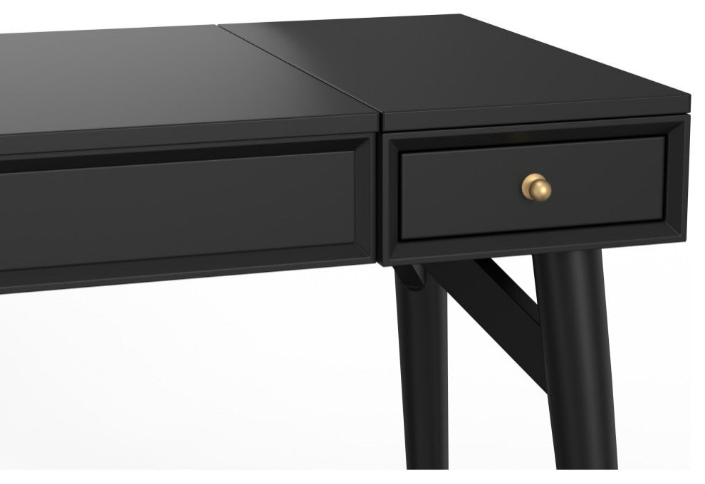 Flynn Bedroom Vanity, Black