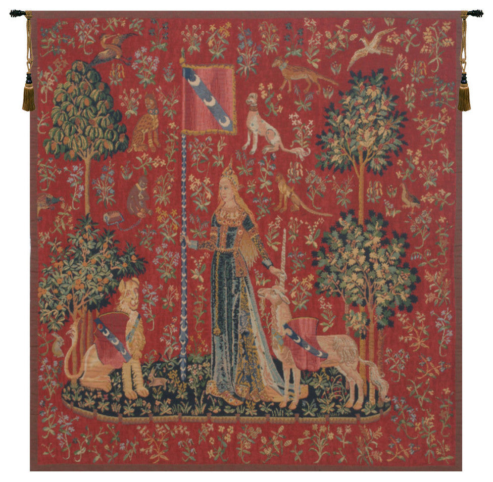 Le Toucher Fonce Belgian Wall Tapestry
