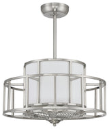 Oslo 4-Light Satin Nickel Fan D Lier