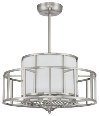 Oslo 4-Light Satin Nickel Fan D Lier