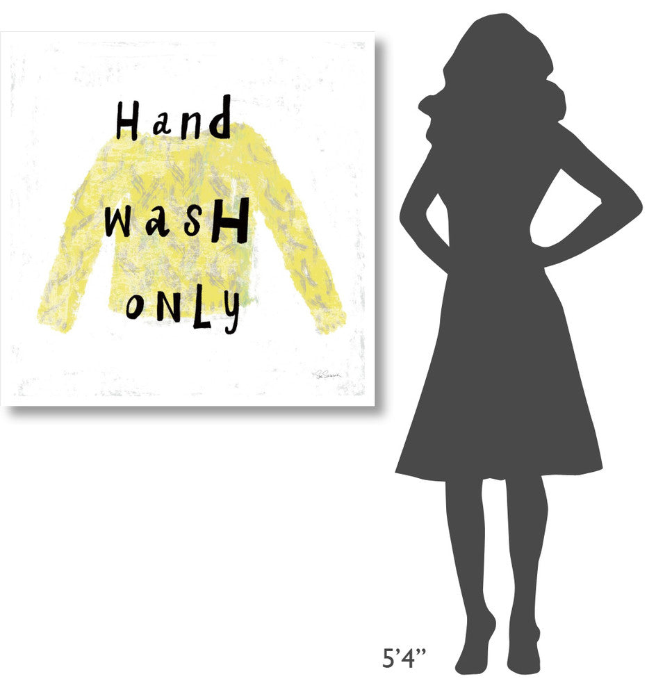 "Laundry Rules IV" Digital Paper Print by Sue Schlabach, 38"x38"