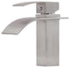 Novatto Remi Single Lever WaterSaver Bathroom Faucet, GF-136SWS, Brushed Nickel