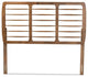 Carolyn Mid-Century Modern Ash Walnut Finished Wood Full Size Headboard