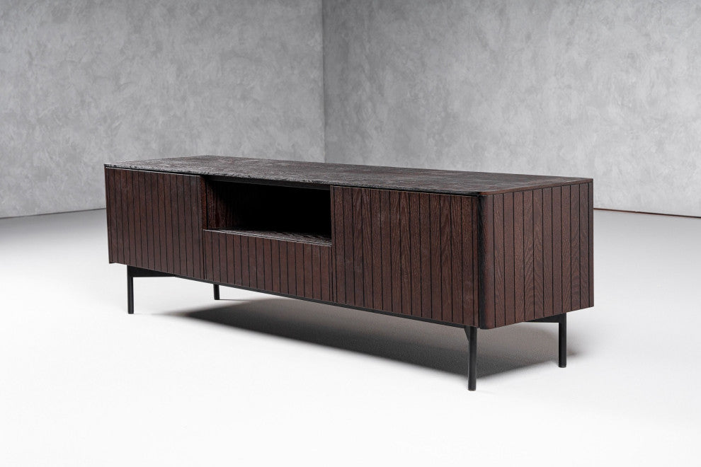 Modrest Longford Smoked Ash TV Stand