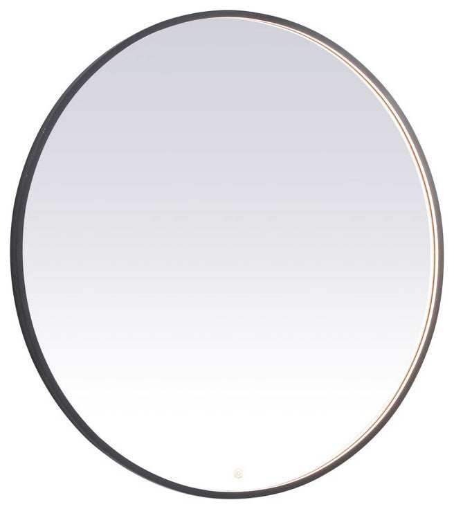 Modern Black Led Mirror