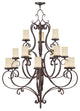 Livex Lighting 15 Light Imperial Bronze Chandelier - 5497-58