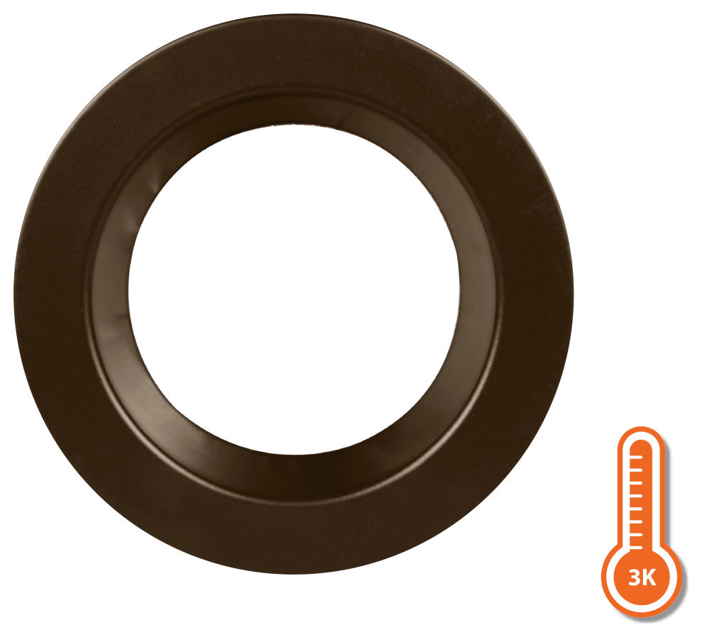 DLR(v6) Recessed LED Downlight, Oil-Rubbed Bronze, 3000k, 1 Pack