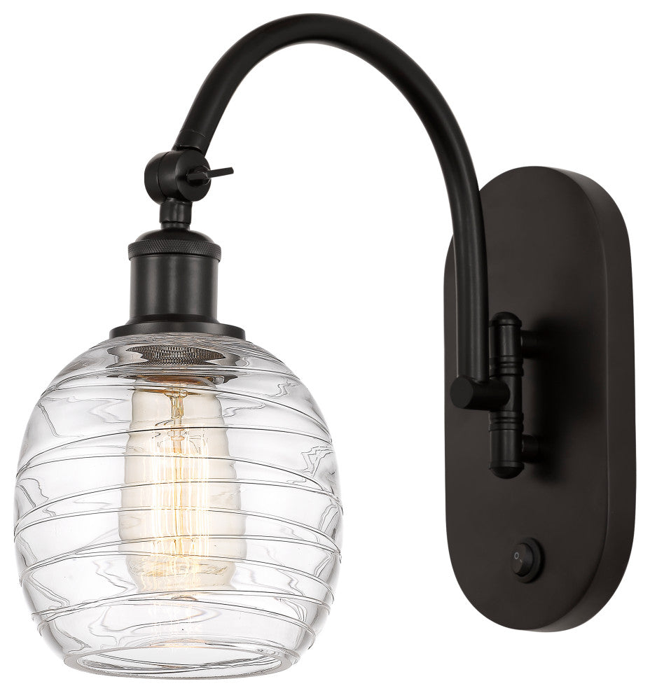 Innovations 518-1W-OB-G1013 1-Light Sconce, Oil Rubbed Bronze
