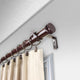 Lid 1" Curtain Rod, Bronze, 66"-120"