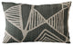 Plutus Gray Sketch Abstract Luxury Throw Pillow, 20"x26"