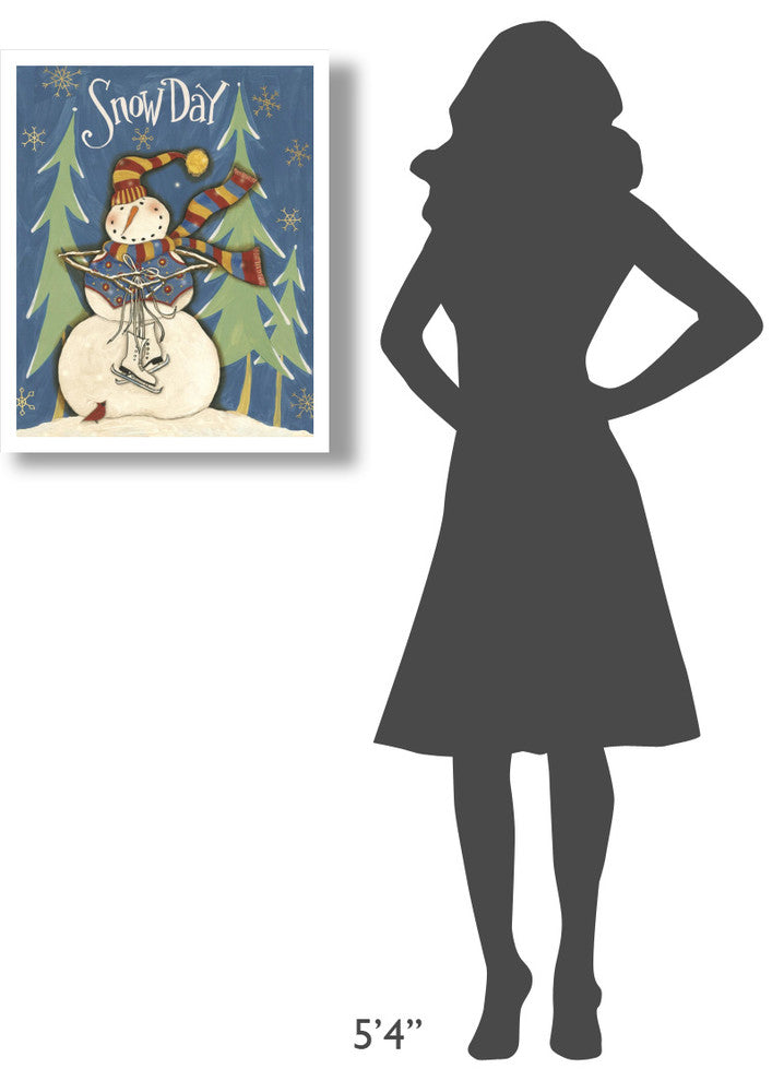 "Snowmen Season IV" Digital Paper Print by Anne Tavoletti, 22"x26"