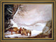 Alvan Fisher Meeting by a River Framed Premium Canvas Print, 18"x27"