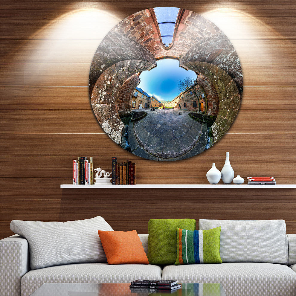 Mont Sainte Odile Little Planet, Landscape Round Wall Art, 36"
