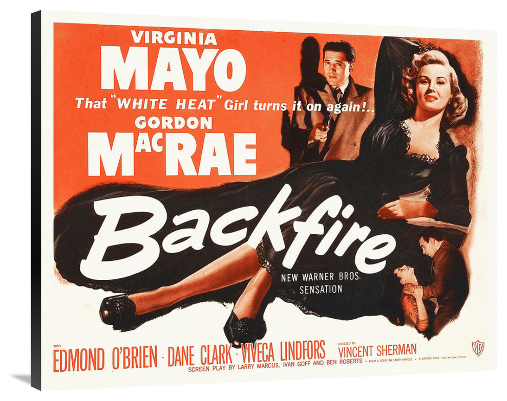 "Backfire" Stretched Canvas Giclee by Hollywood Photo Archive, 40x32"