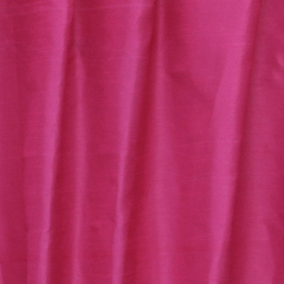 Fuchsia Pink Art Silk Fabric By The Yard, 6 Yards For Curtain, Dress Wholesale