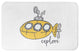 Yellow Submarine 34x21 Bath Mat