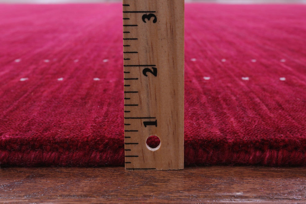 Hand Knotted Wool Persian Gabbeh Rug 8' 0" X 10' 0" - Q15219