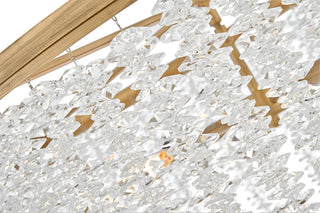 Fredrick Ramond Rubina Medium Convertible Chandelier, Burnished Gold