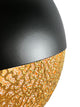 Iktan 1-Light Black and Gold Globe Pendant