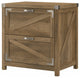 kathy ireland Home Cottage Grove 2 Drawer Lateral File Cabinet, Reclaimed Pine