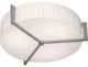 Apex Ceiling Light LED 18W, Weathered Grey/Jute
