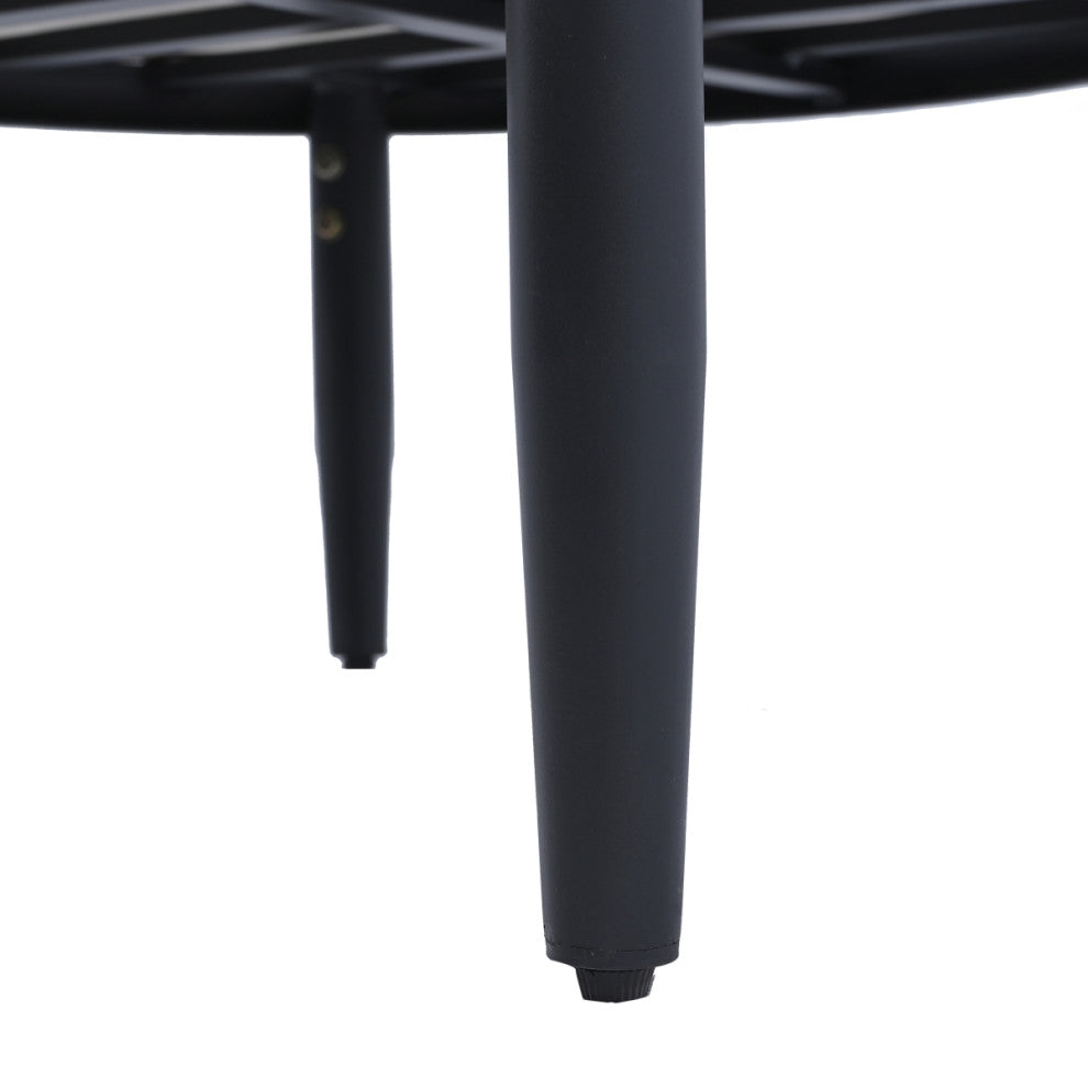 Safavieh Harrison Indoor-Outdoor Chair, Set of 2, Black/Taupe