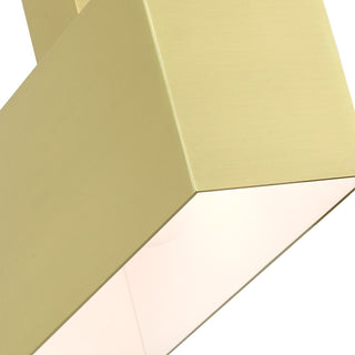 Satin Brass Contemporary, Refined Outdoor Wall Sconce