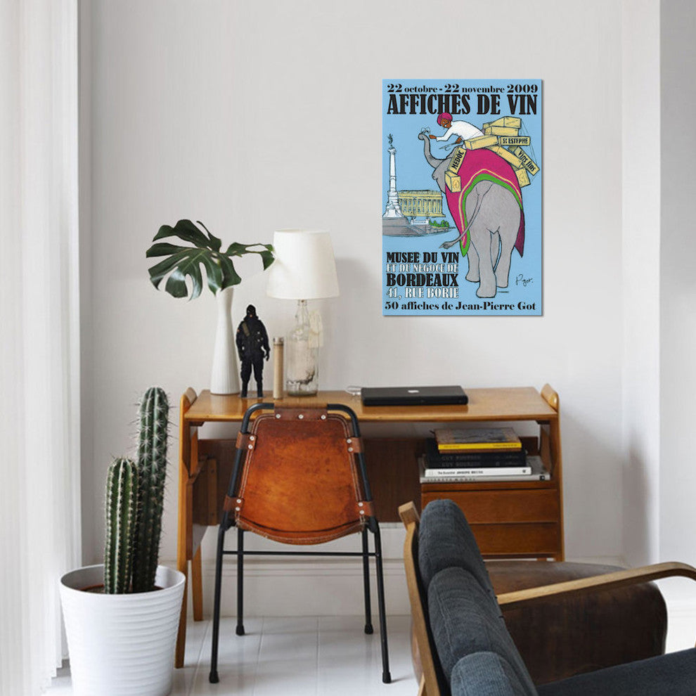"Retour des Indes" by Jean-Pierre Got, Canvas Print, 26"x18"