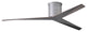 Matthews Fan, Eliza-H Geometric Ceiling Fan, Brushed Nickel, Old Oak