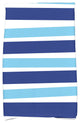 Stripes Decorative Holiday Stripe Print Hand Towel, Royal Blue