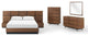 Caima 6-Piece Bedroom Set Walnut