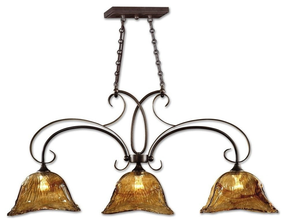 "Firenze" Ironworks Kitchen Island Chandelier