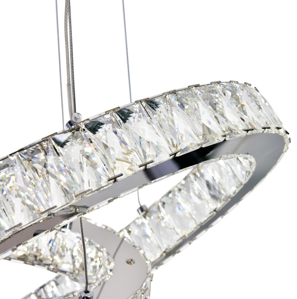 Florence LED Chandelier With Chrome Finish