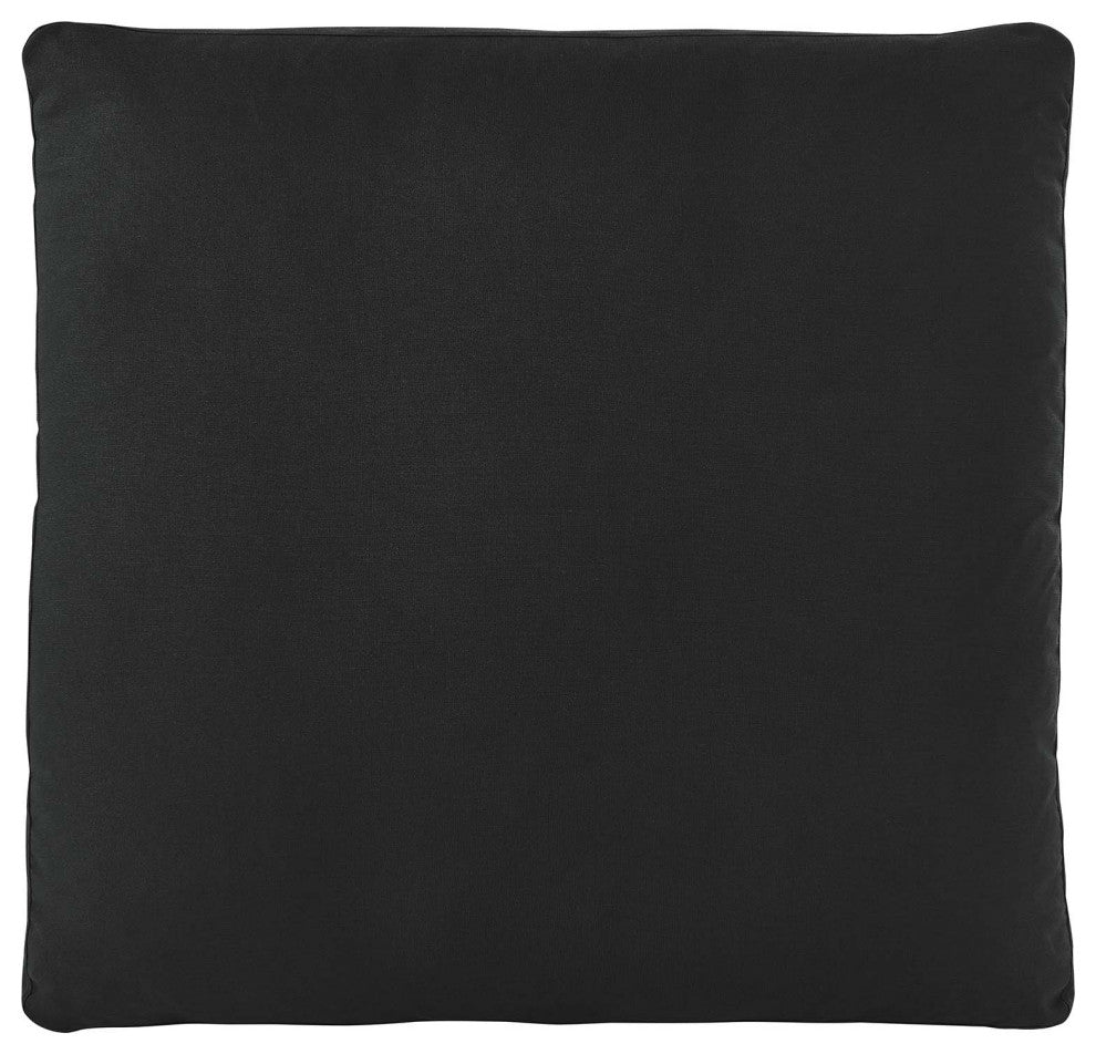 Modular Sectional Deep Sofa Set, Black, Fabric, Modern, Lounge Cafe Hospitality