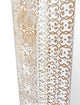 Large White Umbuka Carved Mirror